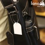 Túi đeo chéo nam Lano công sở da bò thật sang trọng gọn nhẹ KT100 đen