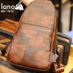 Túi đeo ngực nam Lano thời trang cao cấp TDL50 - mặt sau
