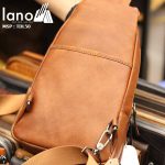 Túi đeo ngực nam Lano thời trang cao cấp TDL50 - mặt sau
