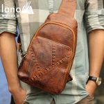 Túi đeo ngực nam Lano thời trang cao cấp TDL50 - đeo trước ngực