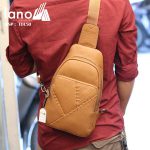Túi đeo ngực nam Lano thời trang cao cấp TDL50 vàng - đeo lưng
