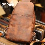 Túi đeo ngực nam Lano thời trang cao cấp TDL50 - mặt sau