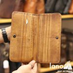 Ví cầm tay da bò cao cấp Lano sang trọng đẳng cấp cho phái mạnh VCTN037 - bên trong