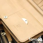 Ví cầm tay nam công sở da bò Lano thời trang lịch lãm VCTN032 - bên trong