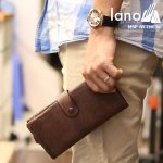 Ví cầm tay nam Lano da bò cao cấp mẫu mới 2018 VCTN036 - trên tay