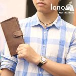Ví cầm tay nam Lano da bò cao cấp mẫu mới 2018 VCTN036 - trên tay