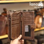 Ví cầm tay nam Lano da bò cao cấp mẫu mới 2018 VCTN036 - bên trong