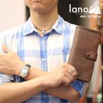 Ví cầm tay nam Lano da bò cao cấp mẫu mới 2018 VCTN036 - trên tay