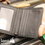 Ví da nam Lano loại đứng thời trang độc lạ Hautton VDN030 - bên trong