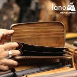 Ví dài da bò Lano thời trang tiện dụng cho nam giới VCTN038 - bên trong