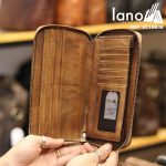 Ví dài da bò Lano thời trang tiện dụng cho nam giới VCTN038 - bên trong