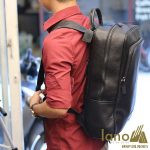 Ba lô nam da bò Lano thời trang công sở đựng laptop BLN05 đeo lưng
