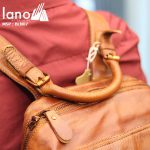 Ba lô nam da bò sang trọng gọn nhẹ Lano BLN07 tay xách