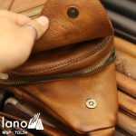 Túi da nam đeo ngực thời trang da bò đẳng cấp phái mạnh TDL54