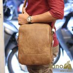 Túi đeo chéo nam đựng iPad da bò thời trang cao cấp KT83 đeo vai