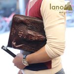 Túi Ví Bóp Cầm Tay Nam Da Cá Sấu Hàng Hiệu Giá Rẻ Siêu Đẳng Cấp CLT007