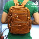 Ba lô da bò thời trang Lano BLN08 đeo lưng