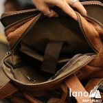 Balo da bò thời trang Lano cao cấp mẫu mới 2018 BLN13 - bên trong