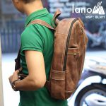 Balo da Lano thời trang cá tính mẫu mới 2018 BLN11 - đeo lưng