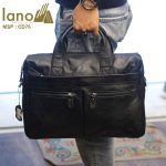 Cặp xách da bò thật thời trang công sở CD76 - xách tay