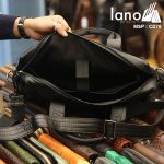 Cặp xách da bò thật thời trang công sở CD76 - bên trong