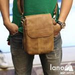Túi đeo chéo da bò cao cấp Lano sang trọng thời trang tiện lợi KT114 - đeo chéo