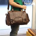 Túi Trống Da Thật Thời Trang Cao Cấp Lano TT05 - đeo chéo