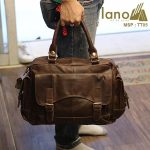 Túi Trống Da Thật Thời Trang Cao Cấp Lano TT05 - xách tay