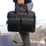 Cặp da công sở cao cấp thời trang Lano tiện lợi CD79 - xách tay
