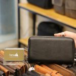 Ví cầm tay nam da bò 2 khóa kéo Lano VCTN058