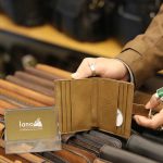 Ví da nam giá rẻ cúc bấm nhỏ gọn tiện lợi Lano VDN044 - ngăn trong