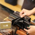 Ví nam dạng đứng da bò thật Lano VDN046 - ngăn trong