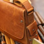 Cặp da nam đeo chéo Lano sang trọng nam tính CD85 cúc trang trí