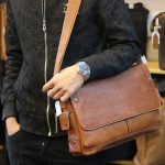 Cặp da nam đeo chéo Lano sang trọng nam tính CD85 khoác vai