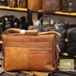 Cặp da nam đeo chéo Lano sang trọng nam tính CD85 mặt sau