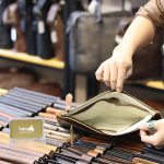 Túi da nam cầm tay Lano đơn giản tiện dụng CLT13 - ngăn trong