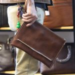 Túi da nam cầm tay Lano đơn giản tiện dụng CLT13 - cầm tay
