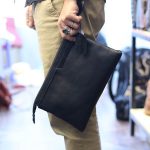 Túi da nam cầm tay thời trang mới 2019 CLT010 cầm tay