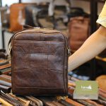 Túi da nam công sở Lano gọn gàng tinh tế KT130