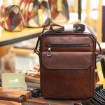 Túi da nam đeo chéo Lano mới lạ KT121
