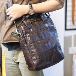 Túi da nam đeo chéo xách tay sang trọng KT129 đeo chéo đằng trước