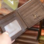 Ví da nam Lano biểu tượng đầu trâu thời trang tiện lợi VDN058