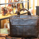 Cặp Da Nam Cao Cấp Đựng Laptop 14" Lano CD91