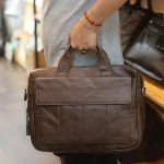 Cặp Da Nam Cao Cấp Đựng Laptop 14" Lano CD91