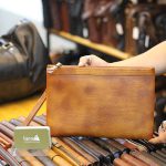Túi Clutch câm tay nam da bò thật cao cấp Lano CLT19