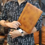Túi Clutch câm tay nam da bò thật cao cấp Lano CLT19