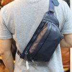 Túi đeo bụng da bò thật Lano đẳng cấp cho phái mạnh TDB009