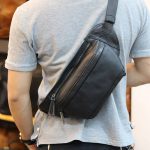 Túi đeo bụng da bò thật Lano đẳng cấp cho phái mạnh TDB009