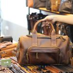 Túi trống du lịch nam Lano da bò thật cao cấp TT13