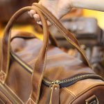 Túi trống du lịch nam Lano da bò thật cao cấp TT13